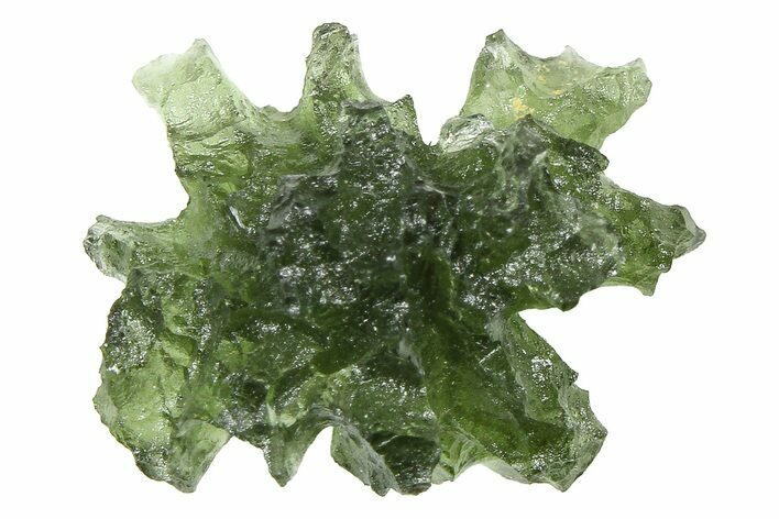 Green Moldavite Tektite ( g) - Besednice, Czech Republic #376329